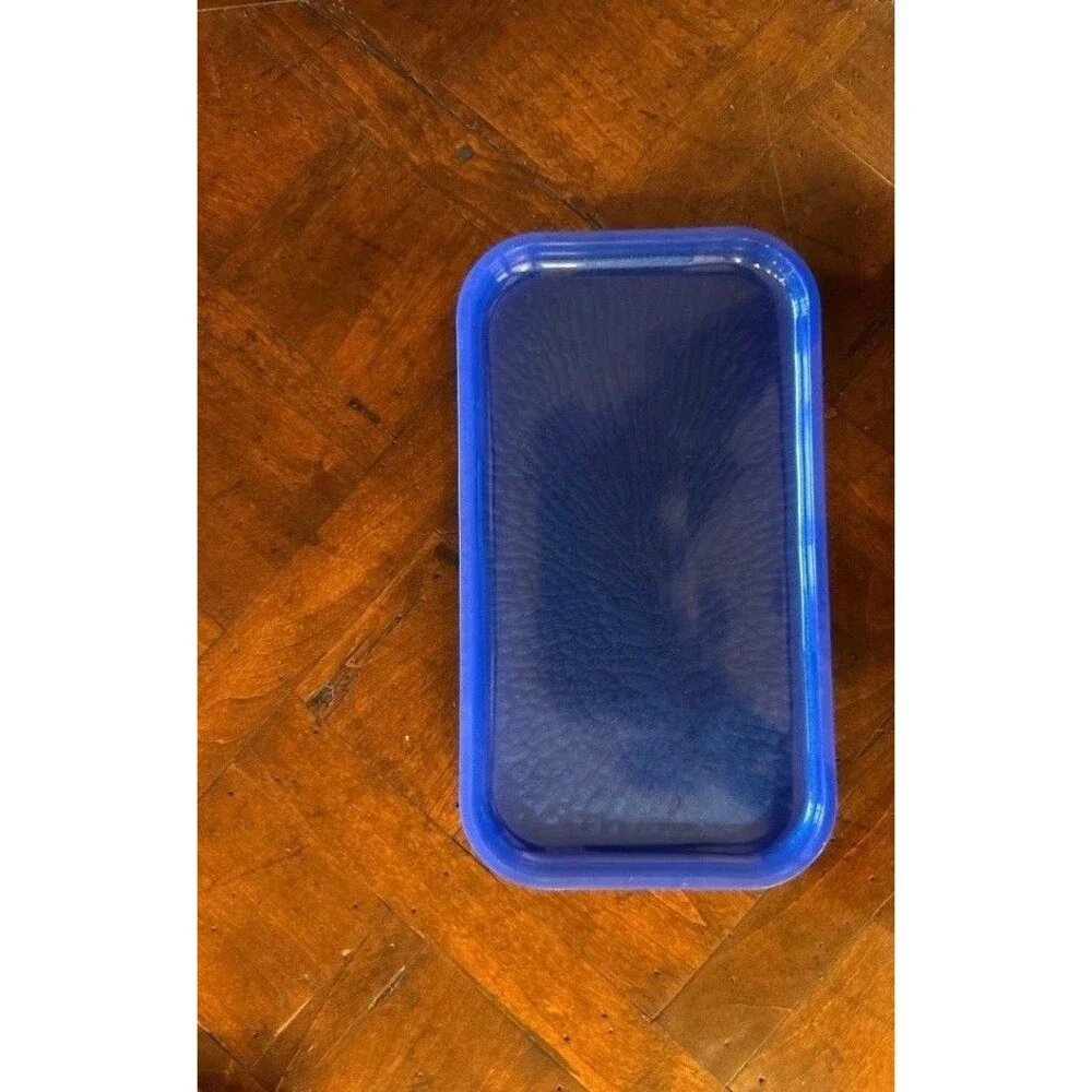 Bathroom Tray for Counter, Bathroom Vanity Tray, Resin Cobalt Blue 10x5.5 Nice!